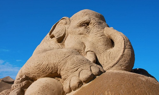 Welt aus Sand